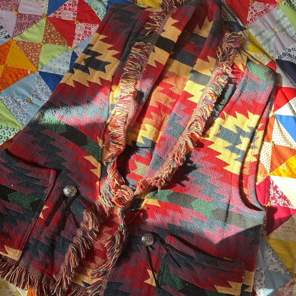 Vintage blanket vest - Picture 1 of 3